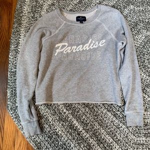 Long Sleeve Graphic Crop Top